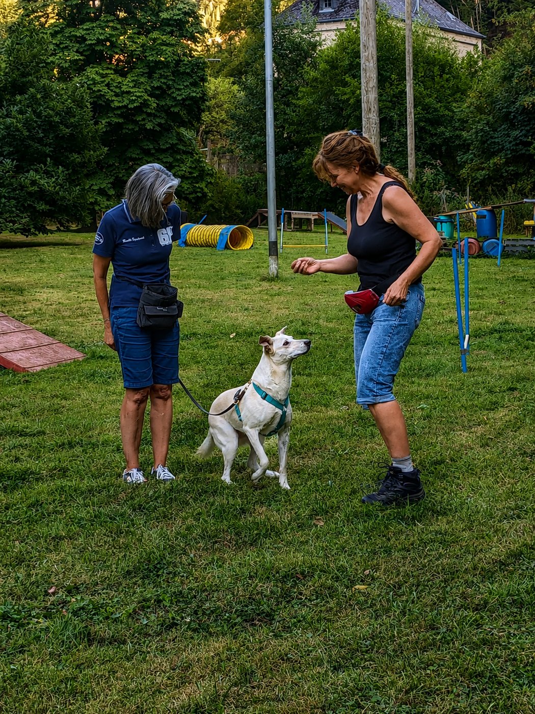 Naima konzentriert im Einzeltraining